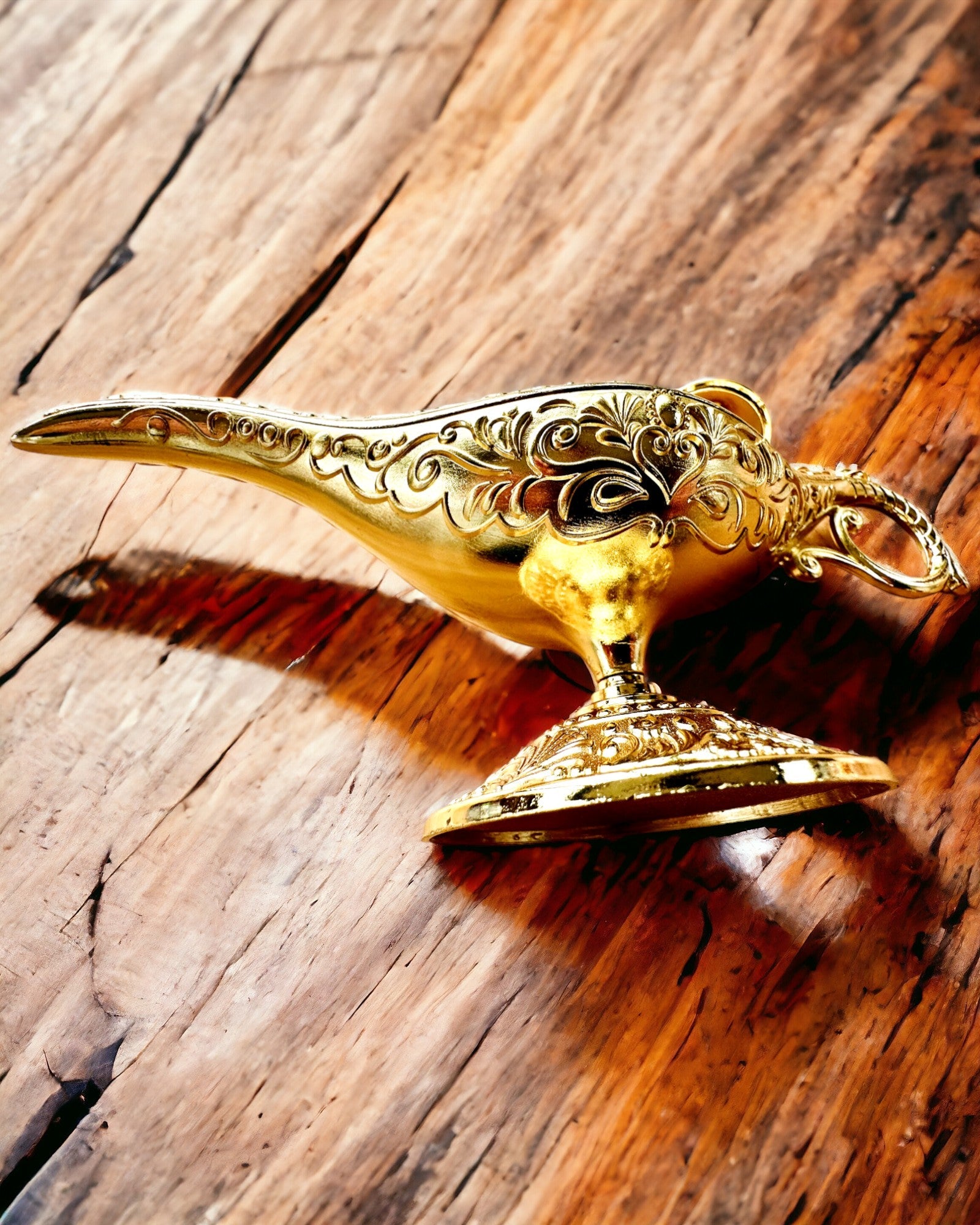 Aladdin Varázslámpája Gravírozási Lehetőséggel - Klasszikus Arany Változat, átszőtt