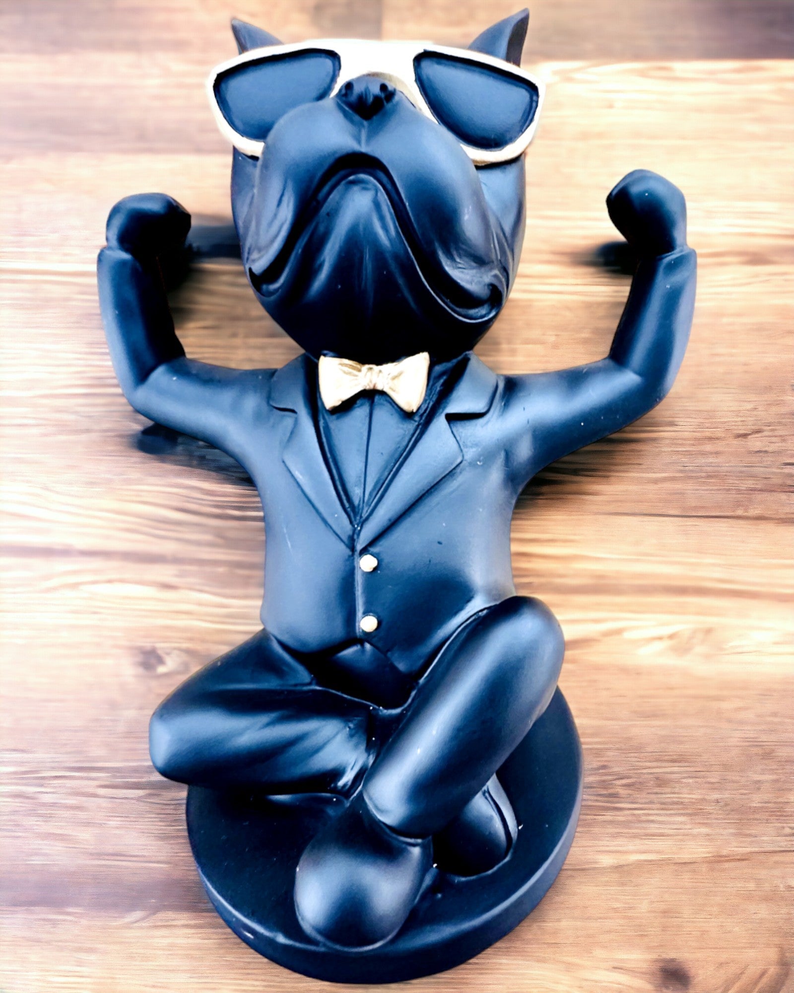 Figurka Bulldog Elegance - Exkluzív pohártartó, gravírozási lehetőséggel