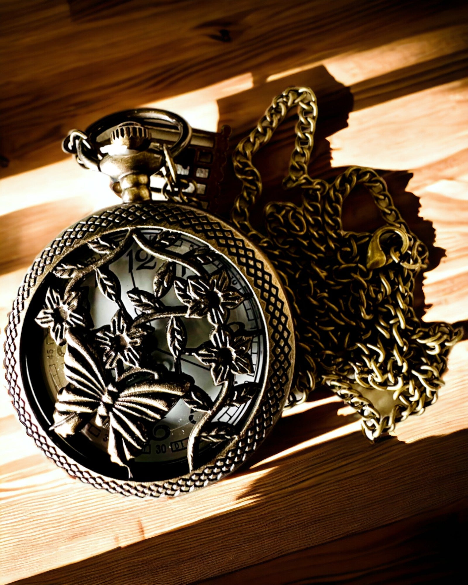 "Pillangó Elegancia" Zsebóra személyre szabható gravírozással