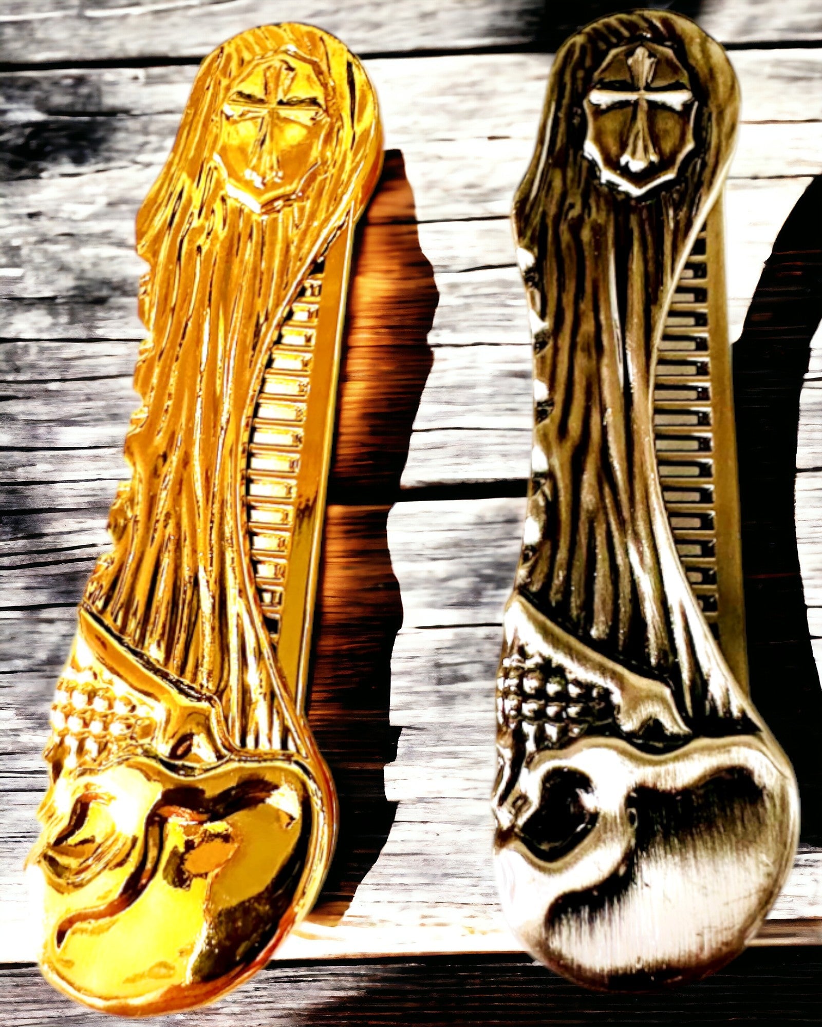 Mystic Skull Comb - prémium fésű, gravírozással személyre szabható