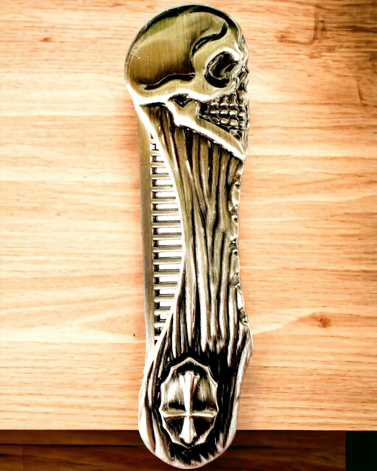 Mystic Skull Comb - prémium fésű, gravírozással személyre szabható