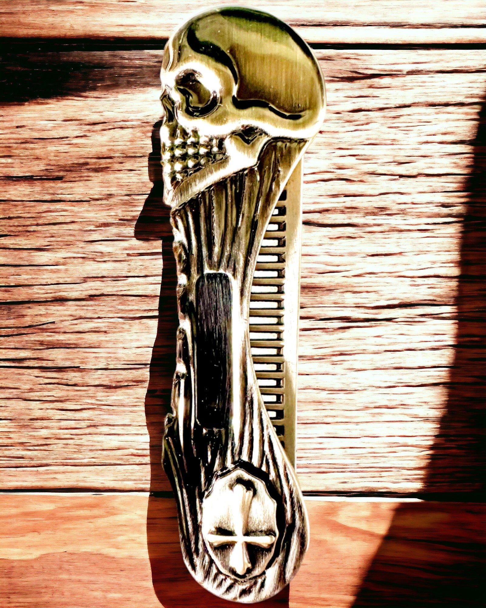 Mystic Skull Comb - prémium fésű, gravírozással személyre szabható