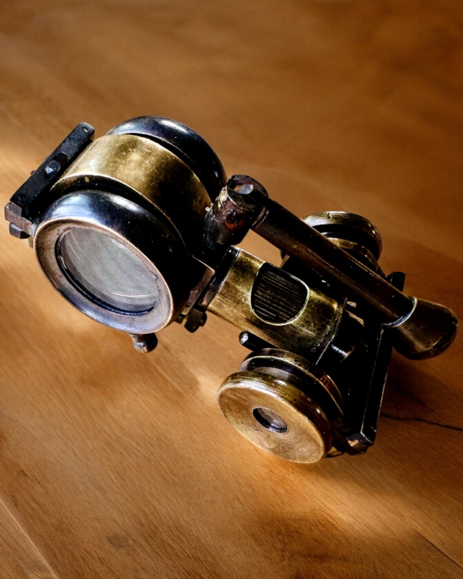 Binocular Nautica - Exkluzív Vintage Kiegészítő - Kézzel Készített Gravírozási Lehetőséggel, irodai dekoráció, prémium