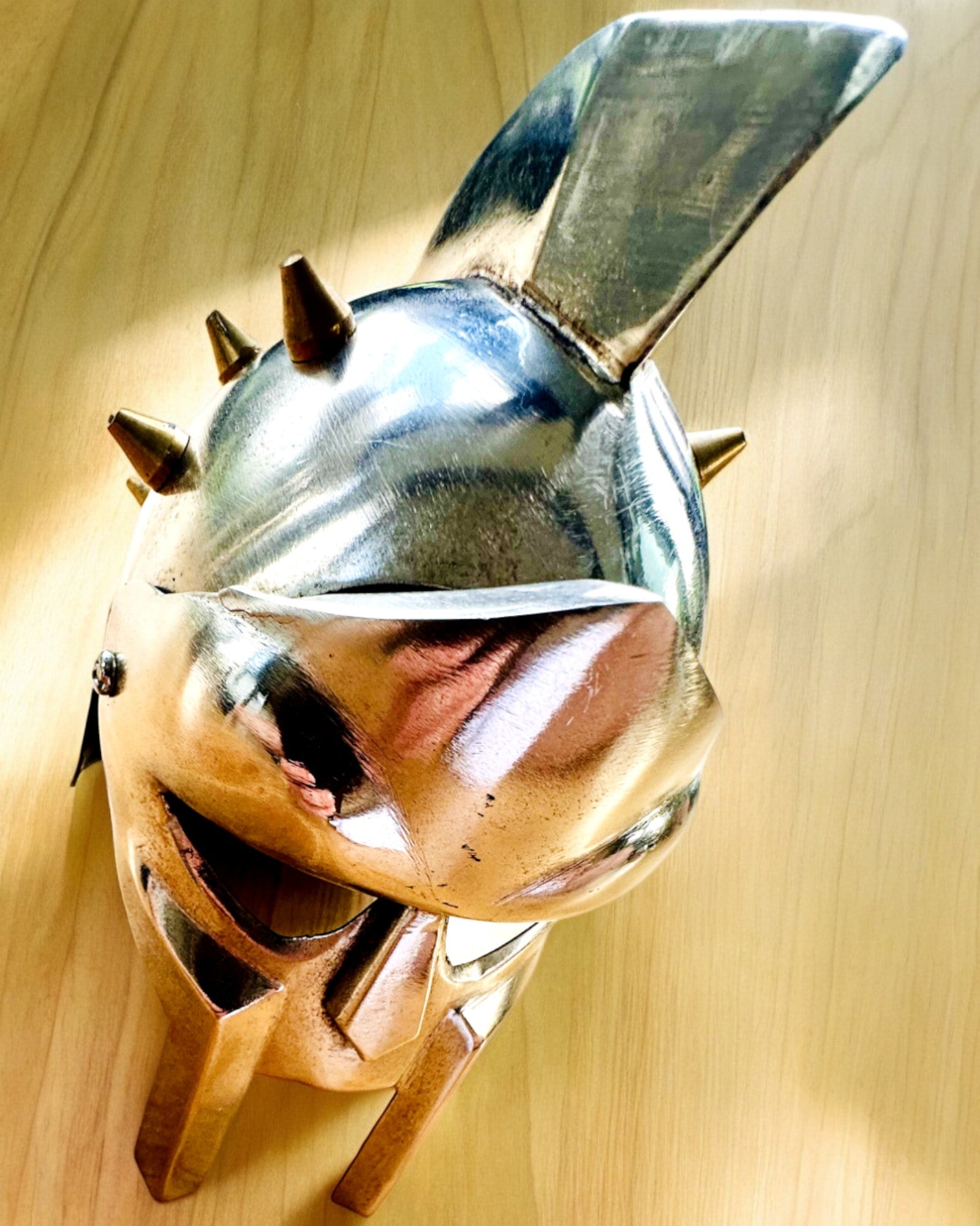 "Sparta" Gladiátor Lovagi Maszk - személyre szabható gravírozással