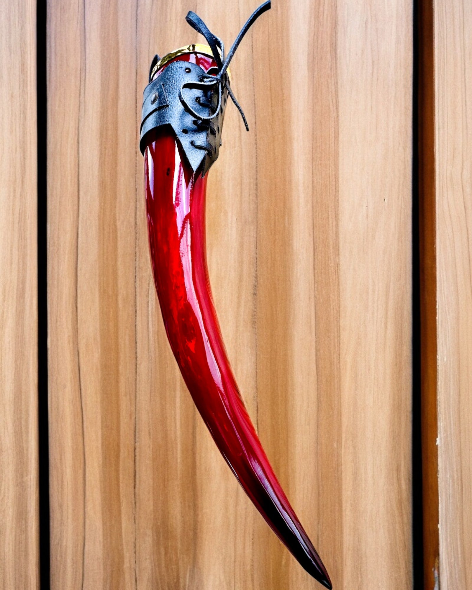 Harcos szarukupa - Piros - gravírozással személyre szabható