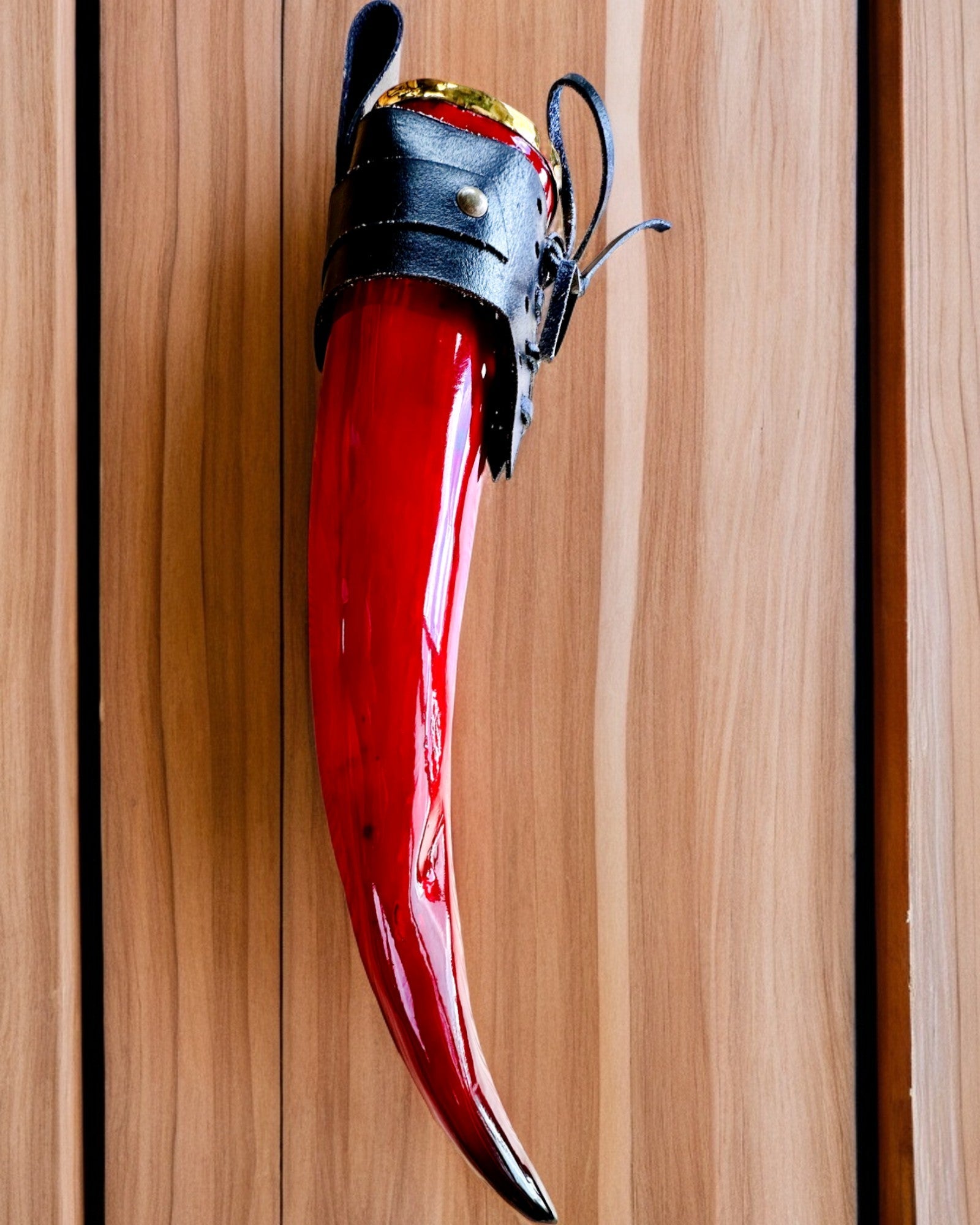 Harcos szarukupa - Piros - gravírozással személyre szabható