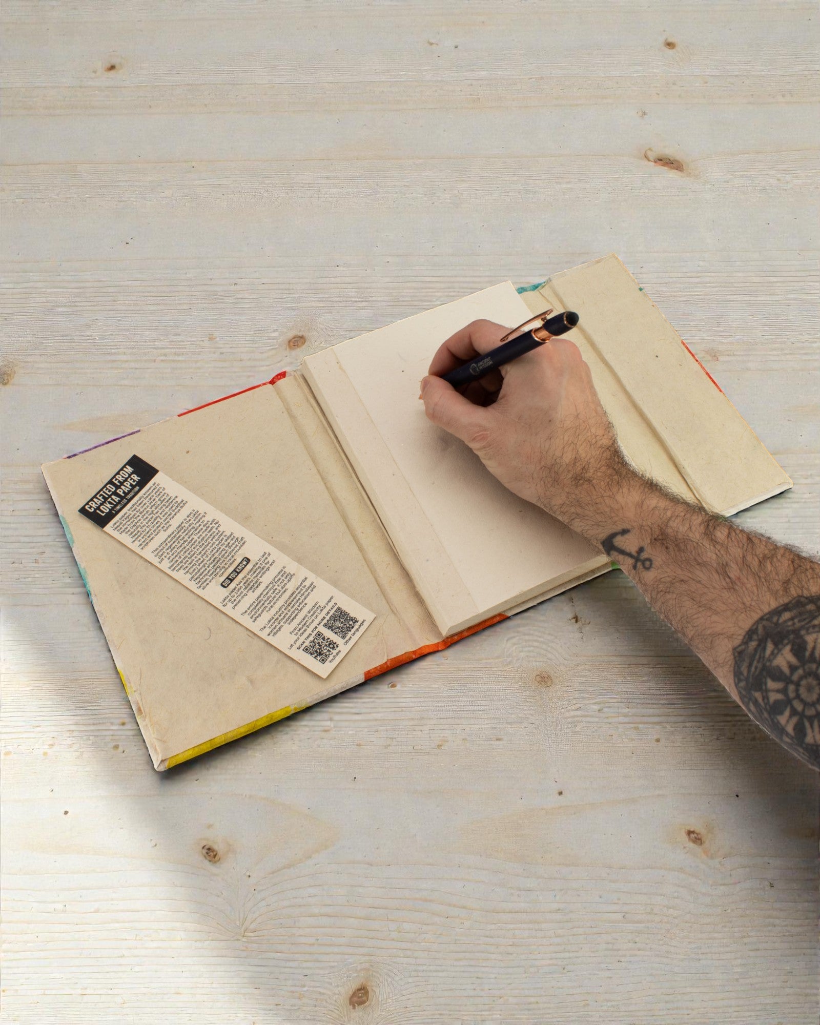 Nagy Lokta színes levelek (21x15cm) - 45 levél