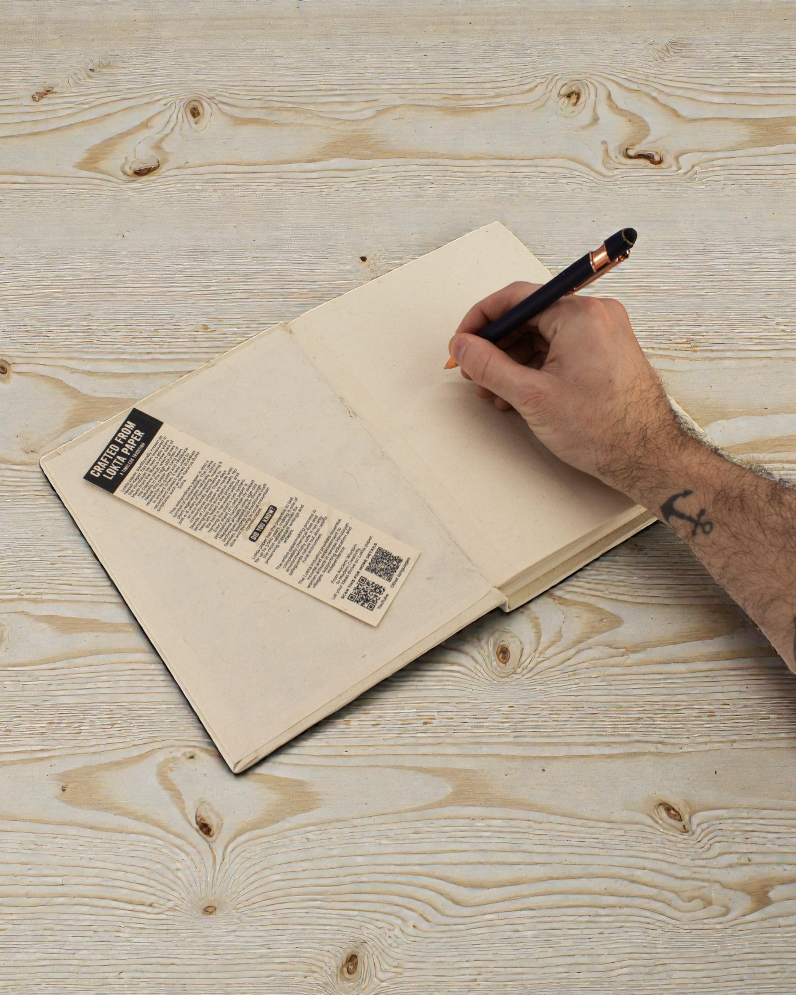 Lrg Lokta Ihlet jegyzetfüzet (21x15cm) – 45 lap – Való élet – könyvjelzővel