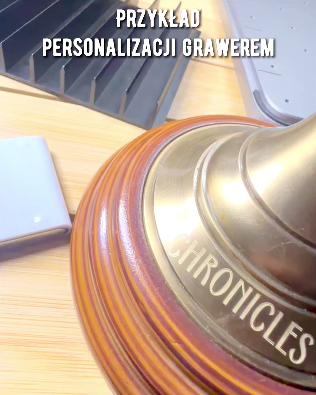 Astrolabium Artis 2 - 30 cm magasságú, kézzel készített gravírozási lehetőséggel, irodai dekoráció, prémium