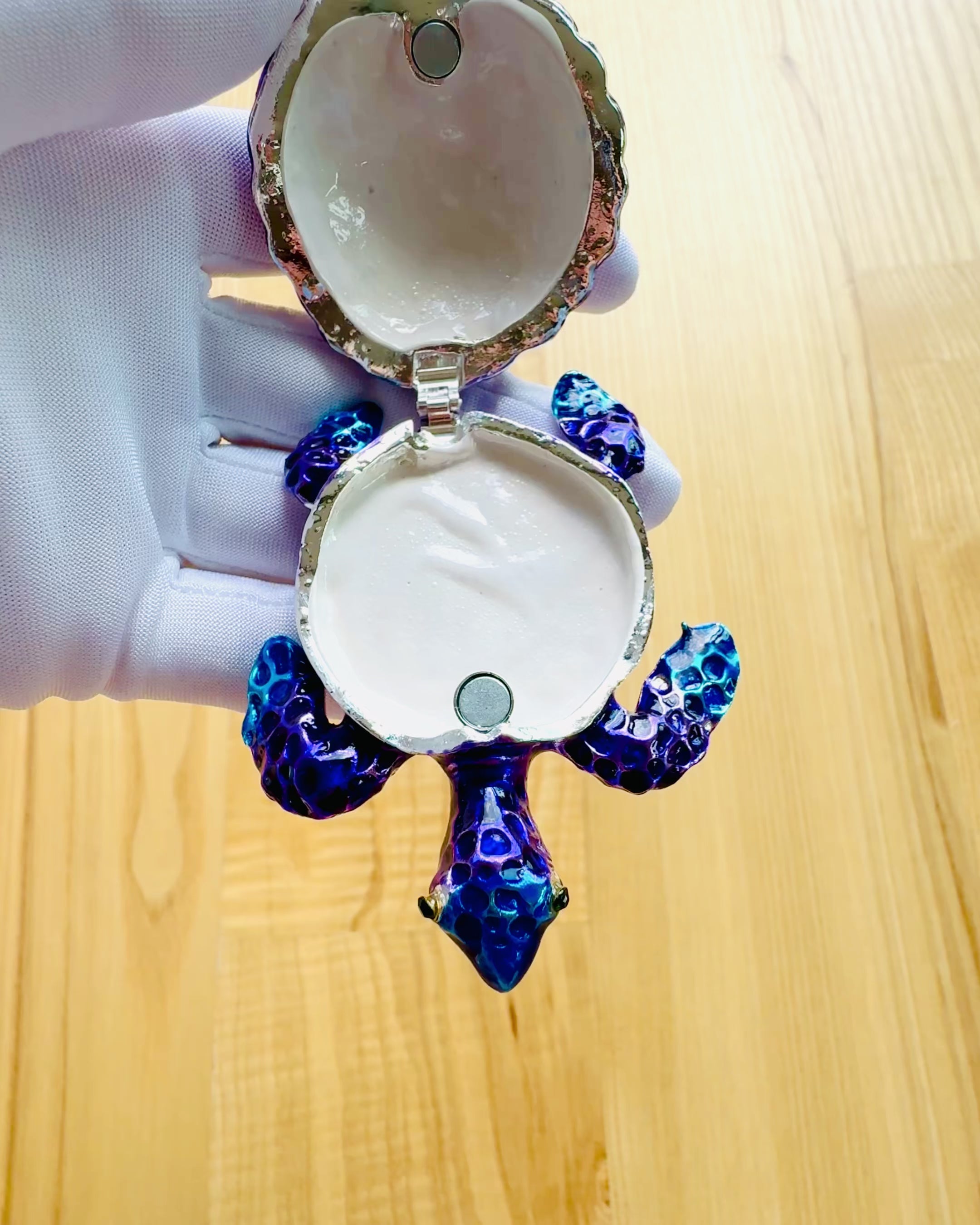 Varázslatos Teknős Kincs - Ékszerdoboz személyre szabható gravírozással, ajándék