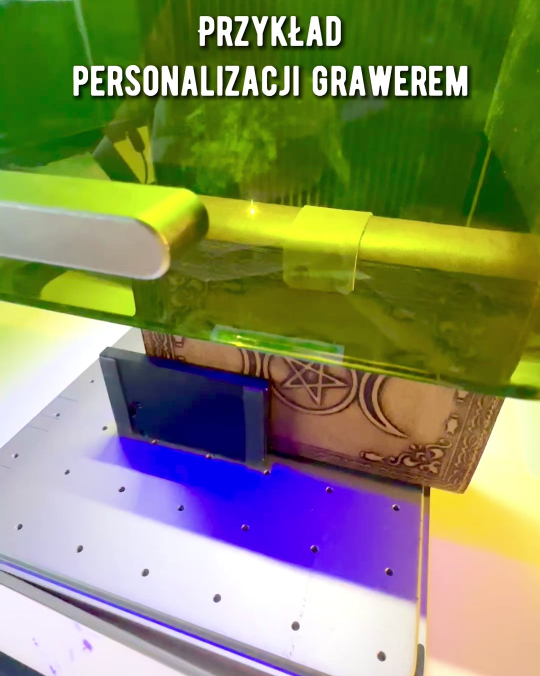 Prémium Napló, Antik minta, Bőr Jegyzetfüzet "Varázslatos Krónika" 200 oldal, 2 választható változat, személyre szabás gravírozással