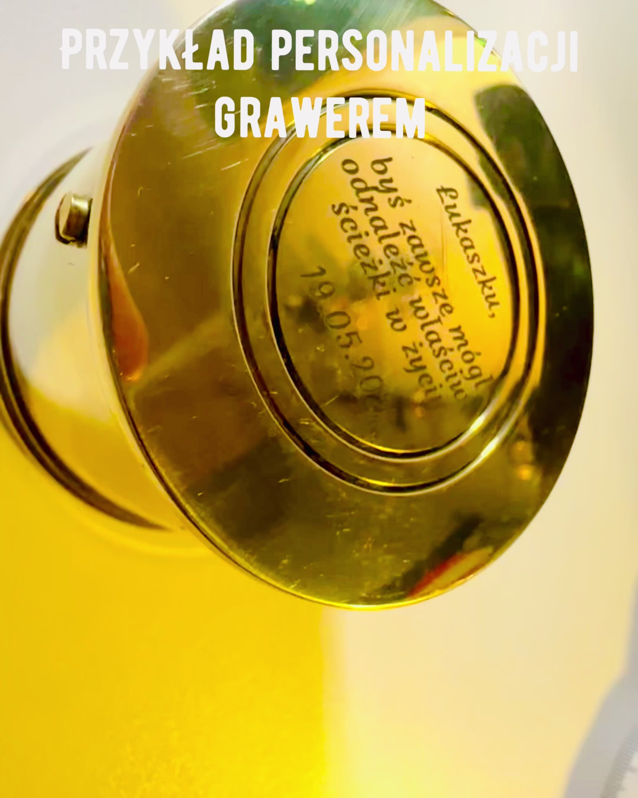 "Béke Napkelte" Utazó Iránytű – személyre szabható gravírozással