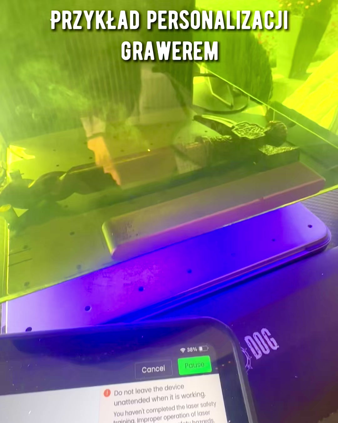 Sétabot - WIKING harci kalapács formájú fejjel, személyre szabható gravírozással ajándékba