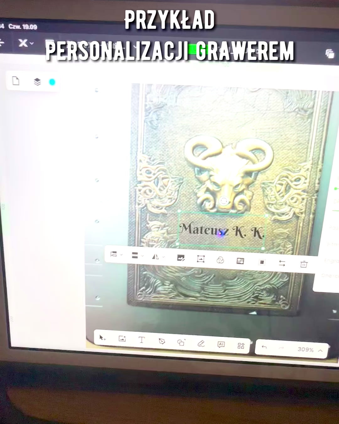 "Magiczny Notes", "Boski Byk" jegyzetfüzet - Elegáns és Különleges Papíráruk, személyre szabás gravírozással