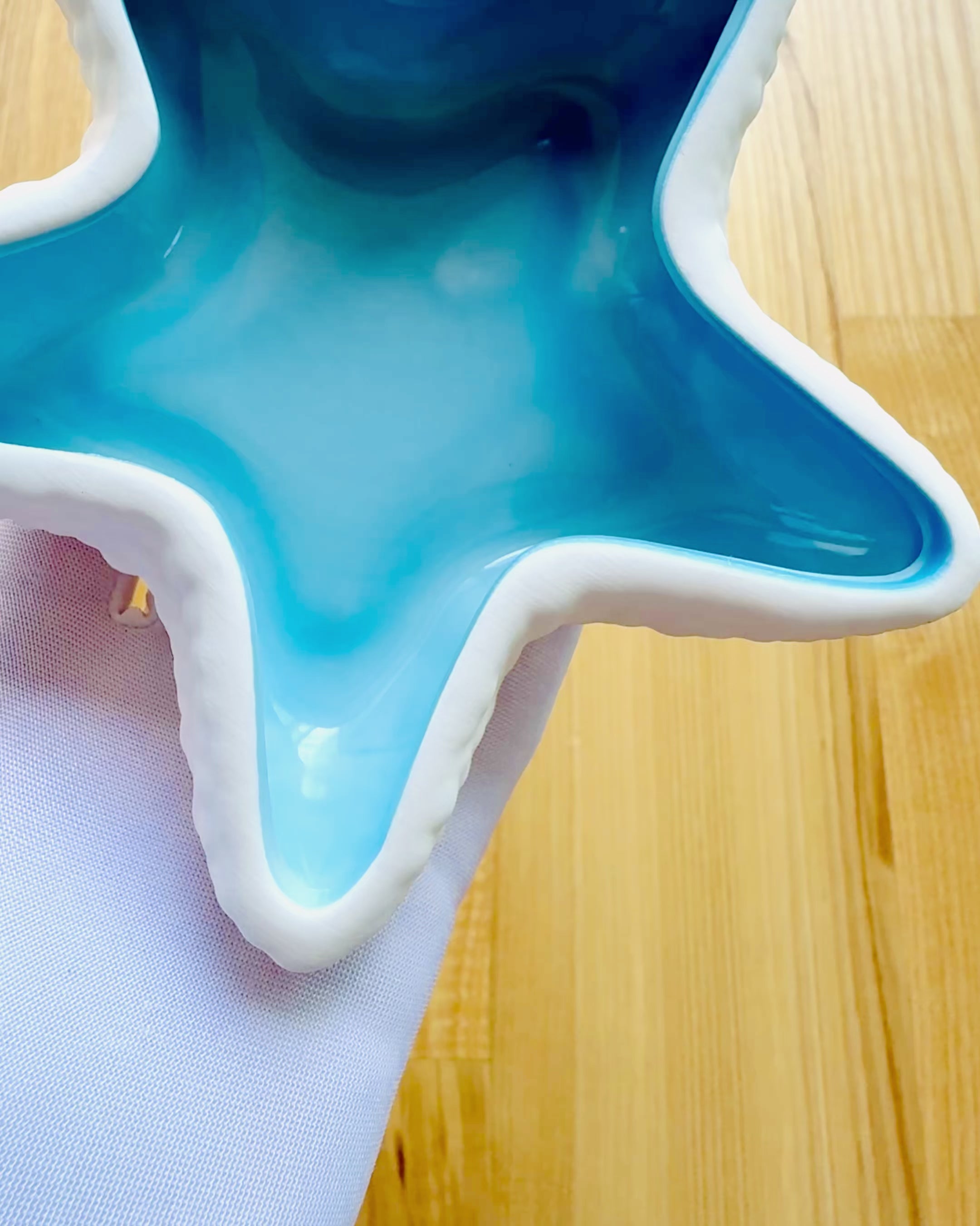 Kerámia Tál "Csillagfény" - 14 cm széles - ajándékba, gravírozással személyre szabható