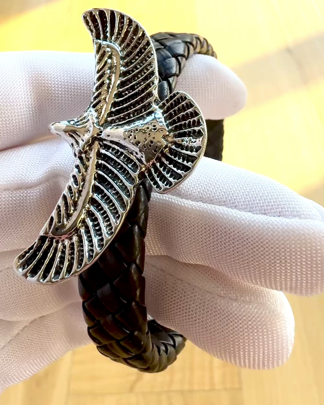 Bransoletka Męska „SkyRider” – Skórzany Styl z Charakterem - możliwość personalizacji grawerem