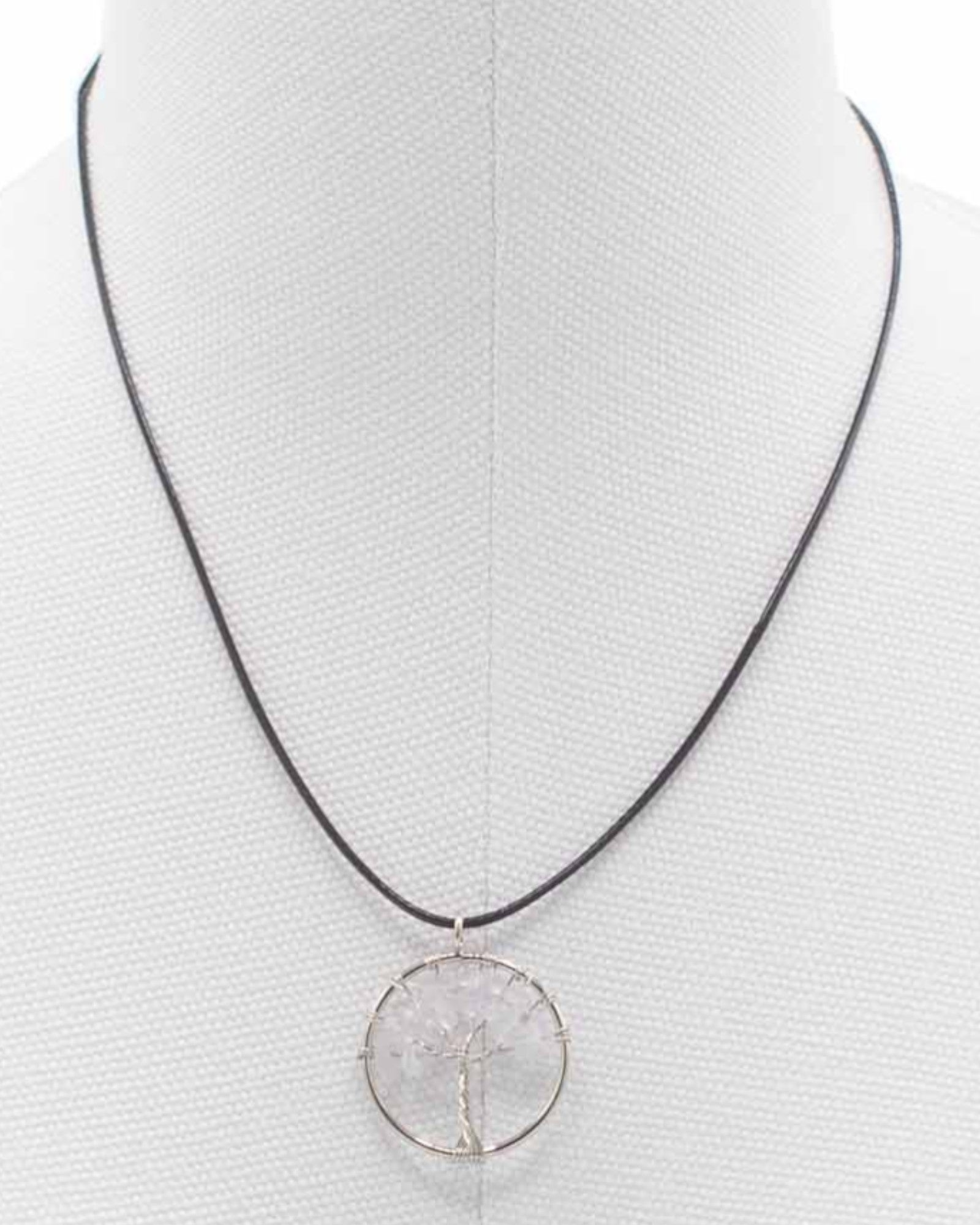 Életfa nyaklánc Tiszta energia – Hegyikristály