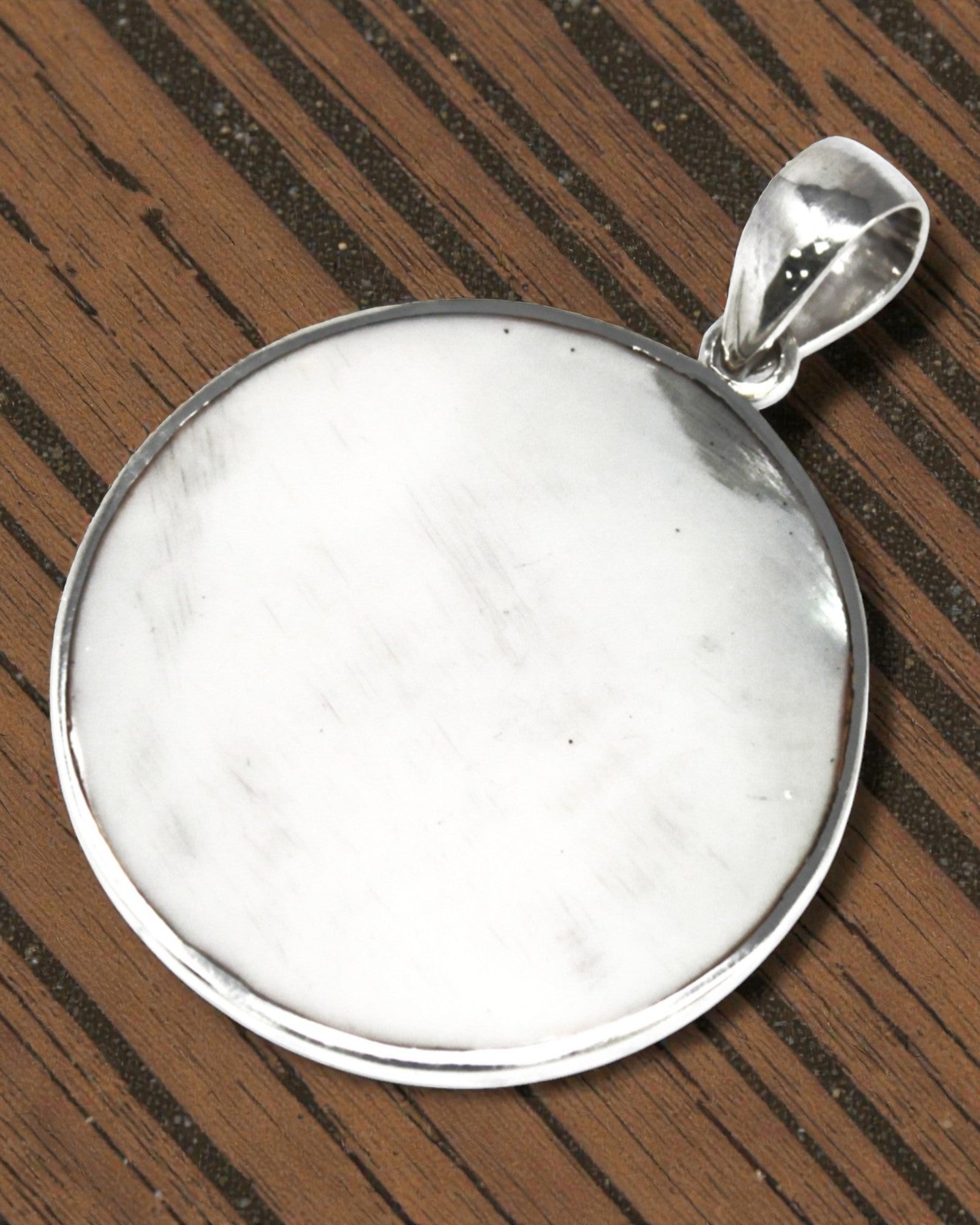 Srebrny Wisior Drzewo Życia 30 mm – Mother of Pearl Pure Light