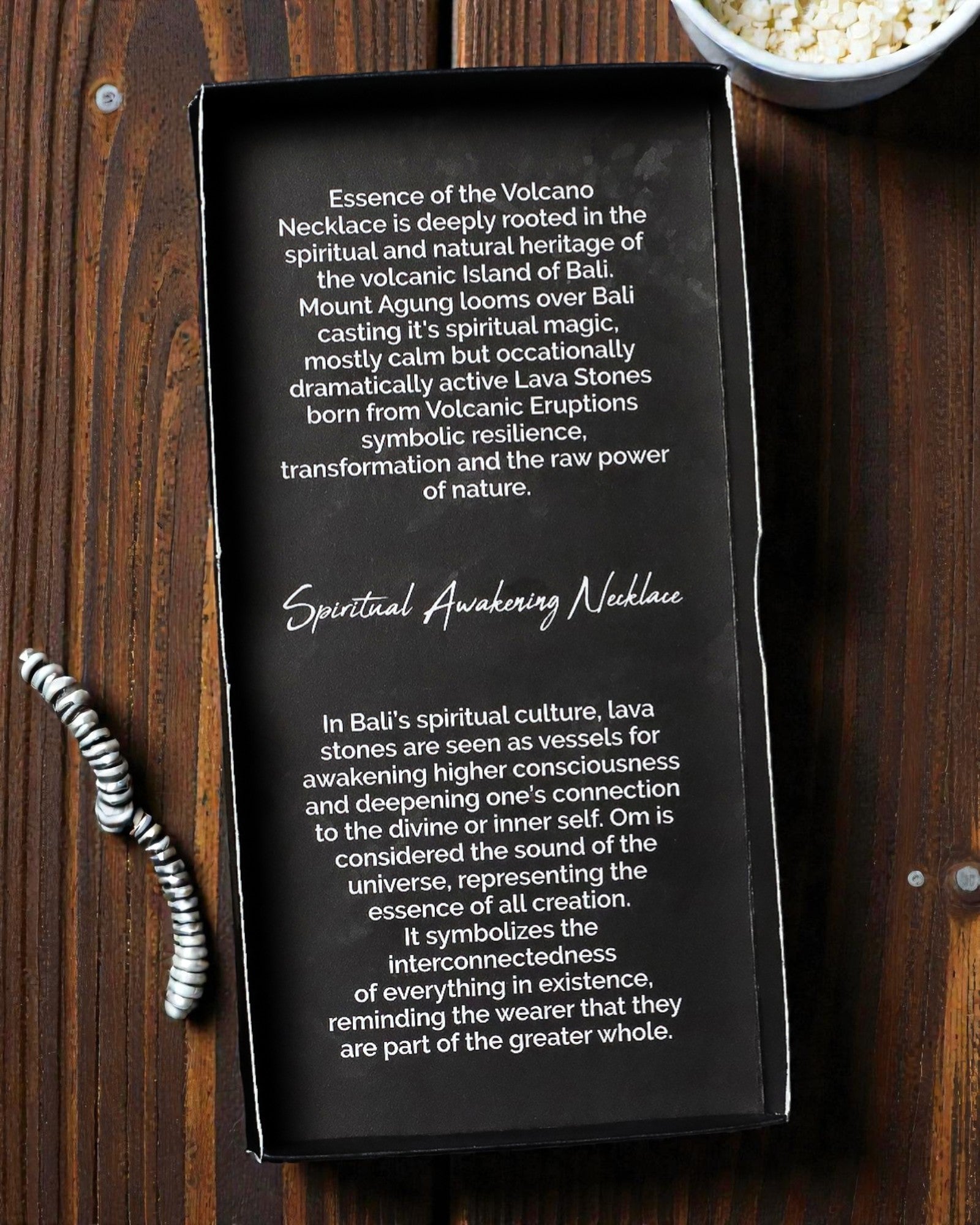 A vulkán esszenciája nyaklánc – Spirituális ébredés