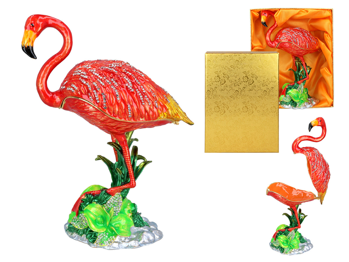 Kasetka metalowa Flaming z możliwością personalizacji grawerem, dekoracyjna, idealna na prezent, 22 cm wysokości