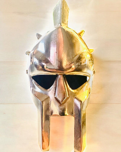 "Sparta" Gladiátor Lovagi Maszk - személyre szabható gravírozással