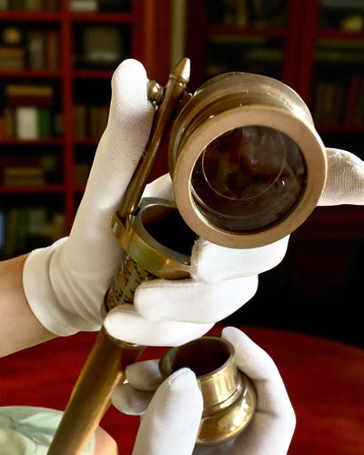 Navigátorbot 2.0 iránytűvel és rejtett távcsővel, személyre szabható gravírozással ajándékba