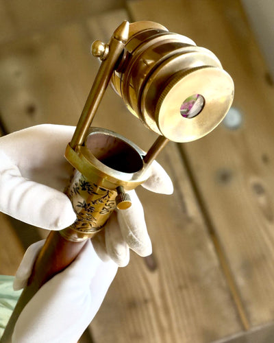 Navigátorbot 2.0 iránytűvel és rejtett távcsővel, személyre szabható gravírozással ajándékba