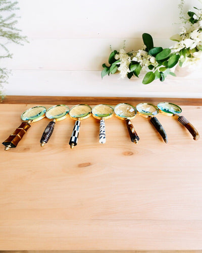 Nagy Retro Nagyító, személyre szabható ajándék gravírozással - választható változatok