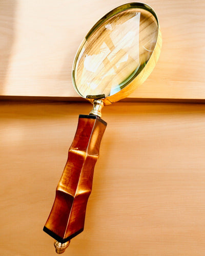 Nagy Retro Nagyító, személyre szabható ajándék gravírozással - választható változatok