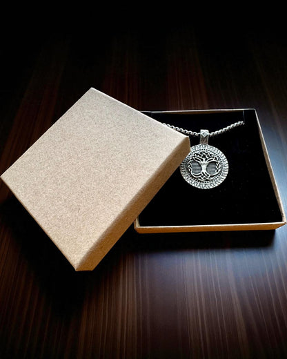 Amulet Drzewa Życia z Możliwością Grawerowania - naszyjnik "Witalność Natury", personalizacja