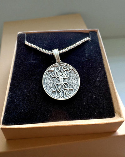 Amulet Drzewa Życia z Możliwością Grawerowania - naszyjnik "Witalność Natury", personalizacja