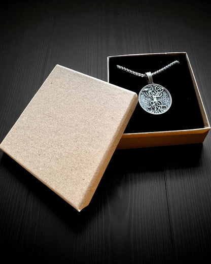 Amulet Drzewa Życia z Możliwością Grawerowania - naszyjnik "Witalność Natury", personalizacja