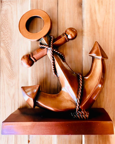 Dekoratív alumínium horgony - Elegáns dekoráció gravírozási lehetőséggel - 3 színváltozat