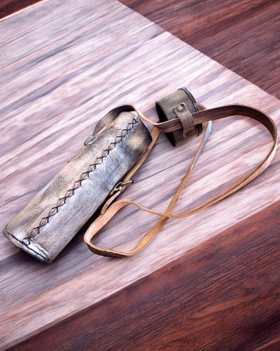 Premium Luneta "Voyager" z Grawerowaną Lunetą i Etui ze Skóry Naturalnej, możliwość personalizacji grawerem na prezent