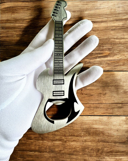 Otwieracz do butelek Gitara Rock'n'Open, 2 warianty, personalizacja grawerem na prezent