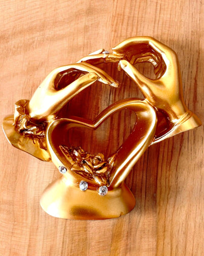 "A Szeretet Érintése" figura, 10 cm magas, Gravírozási lehetőséggel ajándékba