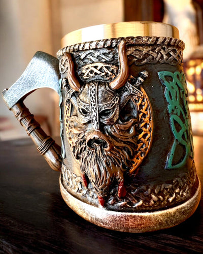 Ragnar's Horn viking bögre - Gravírozási lehetőséggel ajándékba, 250 ml