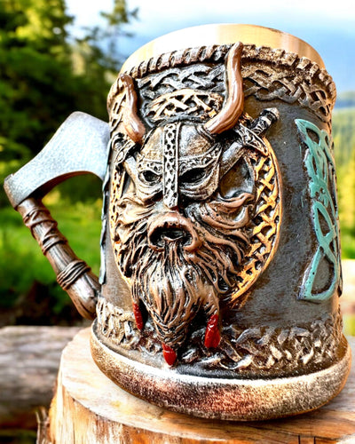 Ragnar's Horn viking bögre - Gravírozási lehetőséggel ajándékba, 250 ml