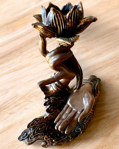 Mistyczna Dłoń, Kadzielnica, uchwyt na kadzidło z Przepływem, możliwość personalizacji grawerem na prezent