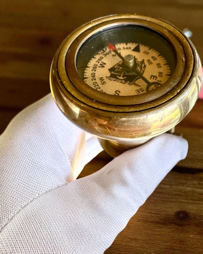 Navigátorbot 2.0 iránytűvel és rejtett távcsővel, személyre szabható gravírozással ajándékba