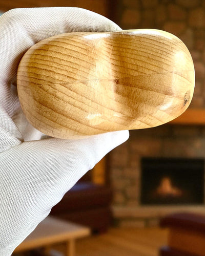 Fa szív, 9 cm-es doboz Titkos Érzésre, személyre szabható gravírozással ajándékba