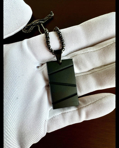 Férfi nyaklánc Dog Tag „SteelVision” – rozsdamentes acél, 15 változat, személyre szabható gravírozással