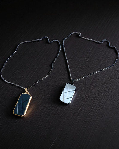 Férfi nyaklánc Dog Tag „SteelVision” – rozsdamentes acél, 15 változat, személyre szabható gravírozással
