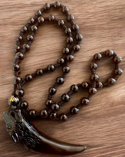 Jadeit Farkasfog - Erő és Védelem Amulett, személyre szabható gravírozással ajándékba