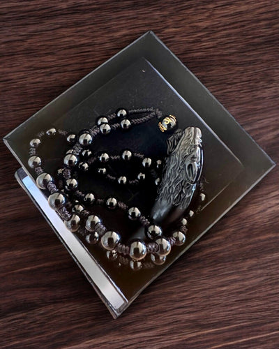 Jadeit Farkasfog - Erő és Védelem Amulett, személyre szabható gravírozással ajándékba