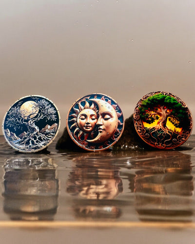 "A Természet Varázskörei" medál - személyre szabható gravírozással. 3 választható változat