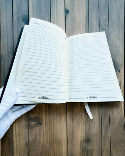 Művészi jegyzetfüzet, maszkabál jegyzetfüzet - A5, személyre szabás gravírozással ajándékba