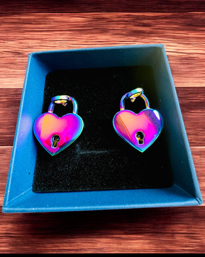 Szerelmi Mini Lakatok Szív DeLuxe, 2 lakatból és kulcsokból álló készlet, 6 választható változat, gravírozással személyre szabható ajándék