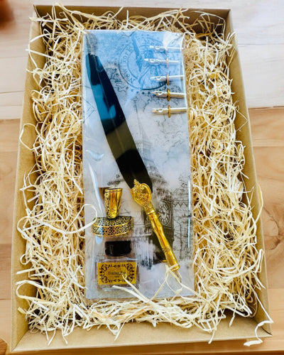 Elegáns Lúdtoll Kiegészítő Készlettel - Royal Quill, gravírozással személyre szabható