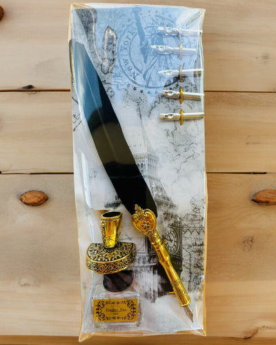 Elegáns Lúdtoll Kiegészítő Készlettel - Royal Quill, gravírozással személyre szabható